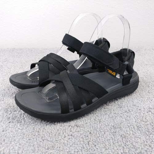 Teva Sanborn Mia Sandals Womens 7 Hiking Shoes Black Sport Sandal Strappy