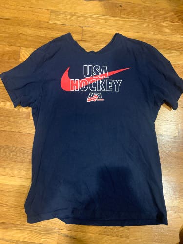 Team-Issued USA Hockey Tee Shirt