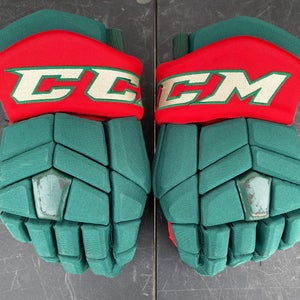 CCM Tacks HGTK Pro Stock Hockey Gloves 14" Green WILD 2347