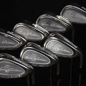 CLEVELAND TOUR ACTION GOLF SET 4-9 IRONS, P, LENGTH 38", REG FLEX, RH, NEW GRIPS