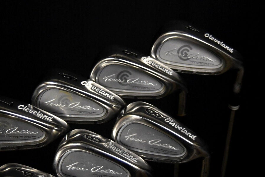 CLEVELAND TOUR ACTION GOLF SET 4-9 IRONS, P, LENGTH 38", REG FLEX, RH, NEW GRIPS