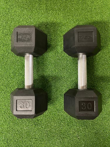 REP Fitness Hex Dumbbell Pair (30lbs)