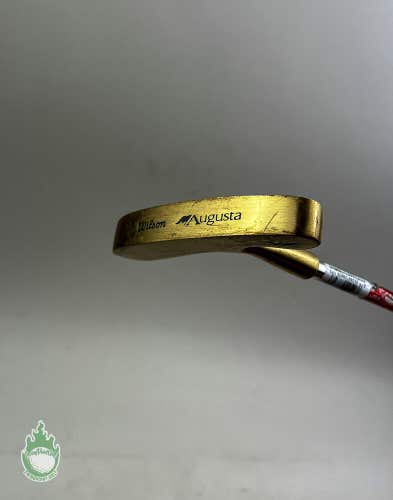 Used Wilson Men's Augusta Brass Golf Putter (Right/ Left Hand, Steel, 35-Inch)