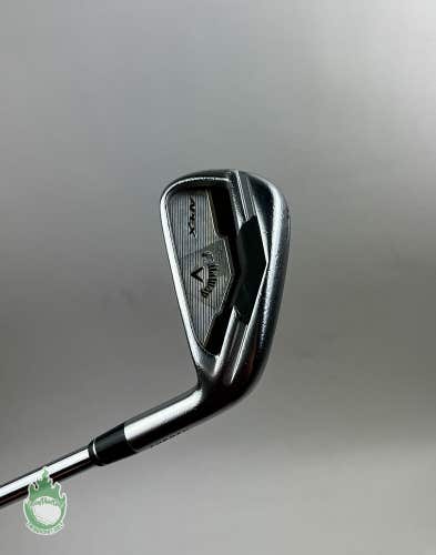 Used RH Callaway APEX Forged 6 Iron XP95 S300 Stiff Flex Steel Golf Club