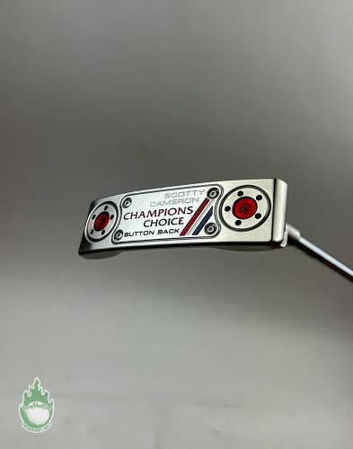 Used Titleist Scotty Cameron Champions Choice Newport + Button Back 35" Putter