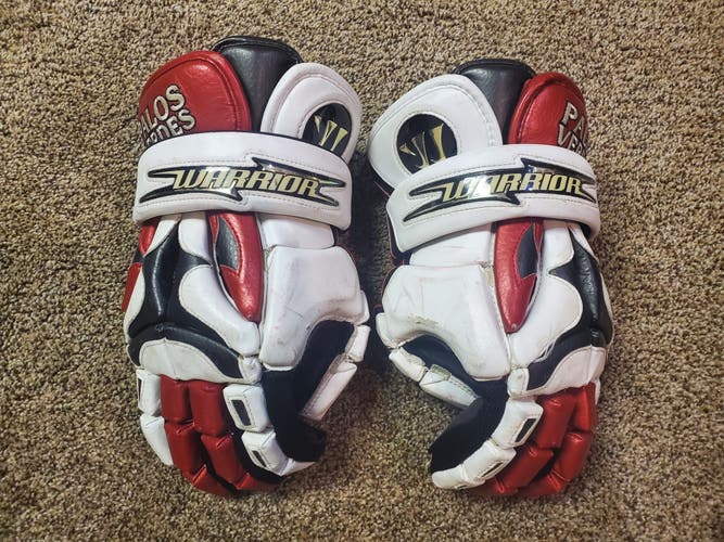 Used Warrior Superfreak Lacrosse Gloves 13"