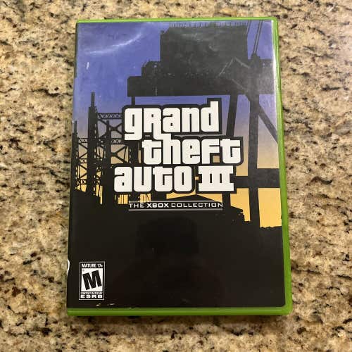 Grand Theft Auto 3 The Xbox Collection (Microsoft Xbox, 2003) W/Manual & Map