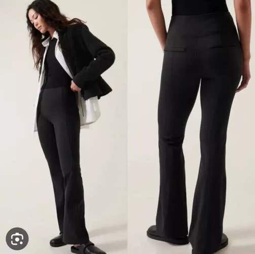 ATHLETA Delancey Flare Pant Black Size: XS Active Dress Travel Yoga