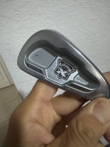 Callaway X Iron 6 Forged In Right Handed project x in stiff flex  Golf pride grip . Used conditions