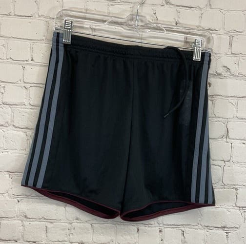 Adidas Womens MiTastigo 17 BR6846 Custom L Black Gray Maroon Soccer Shorts NWT