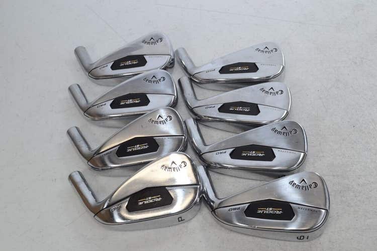 Callaway Rogue ST Pro 3-PW Iron Set Heads Only (NO SHAFTS)  #173470