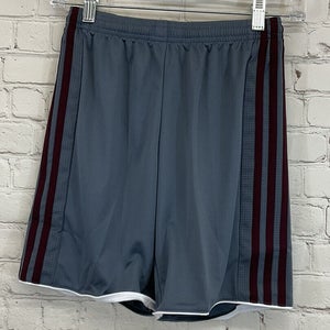 Adidas Youth Unisex MiTastigo 17 Custom M Gray Maroon White Soccer Shorts NWT