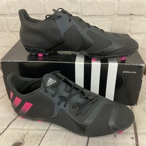 Adidas AF4084 Ace 16+ TKRZ Men's Soccer Cleats Core Black Pink Grey US Size 8
