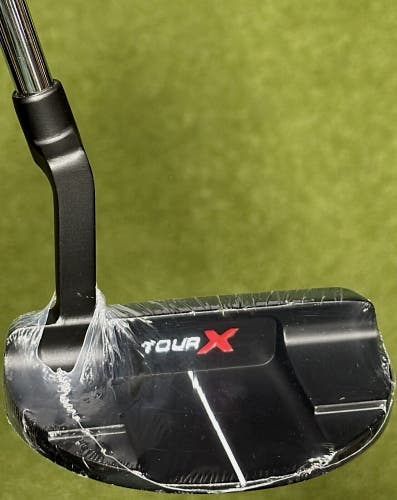 Tour X Black MG28 Golf Club Mid Mallet Putter 35" Inch Right Hand NEW in Plastic