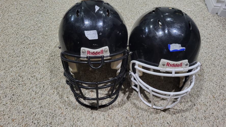 Bundle of 2 XL Adult Riddell Helmets