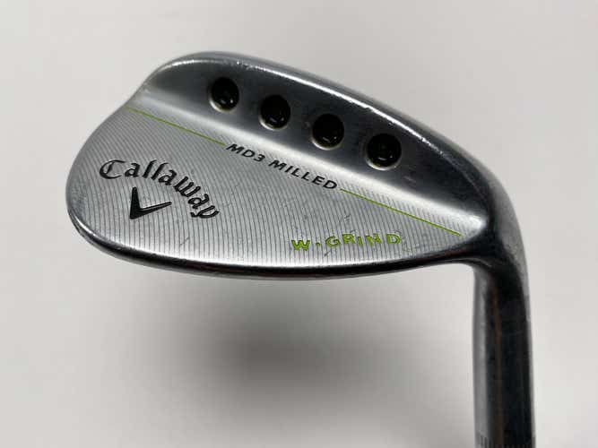 Callaway MD3 Milled Chrome W-Grind 58* 11 Bounce KBS Tour-V Wedge Steel Mens RH