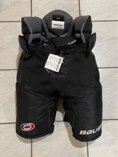 Pro Stock Bauer Vapor Pro Pants Carolina Hurricanes LARGE New With Tags