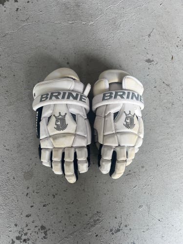 Used  Brine 13" King Lacrosse Gloves
