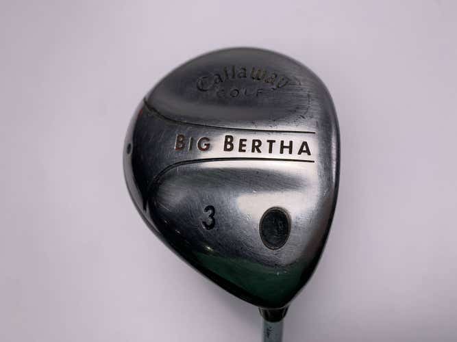 Callaway 2004 Big Bertha 3 Fairway Wood 15* Uniflex Steel Mens RH