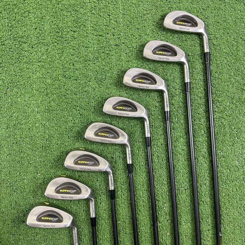 Hippo Beast Titanium Face Iron Set 3-PW Firm Stiff Flex 65g Graphite RH +1/2”