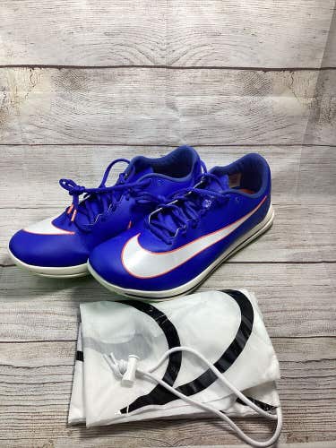 Nike Triple Jump Elite Racer Blue/Orange Mens Track & Field Sz 12.5 AO0808 400