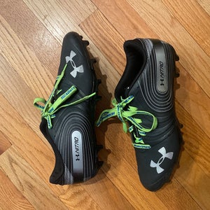 Black Under Armour Nitro Cleats