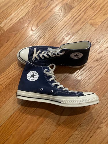 New Size 11 Converse Shoes Blue High tops