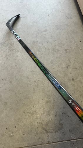 Used Senior CCM Left Hand P28 Pro Stock RibCor Trigger 8 Pro Hockey Stick 85 Flex