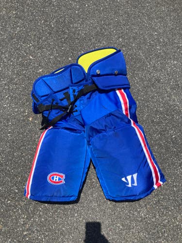 Blue New Montreal Canadiens Warrior Custom Hockey Pants