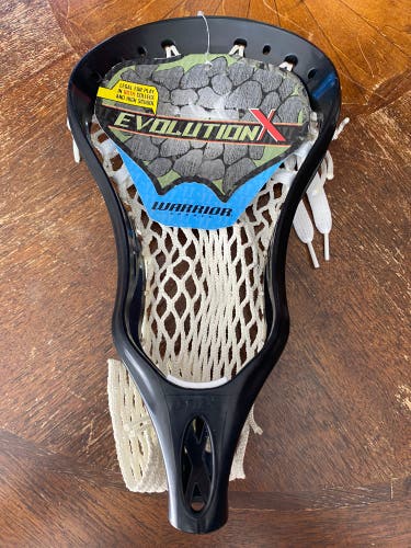 Warrior Evolution X Lacrosse Head - Strung