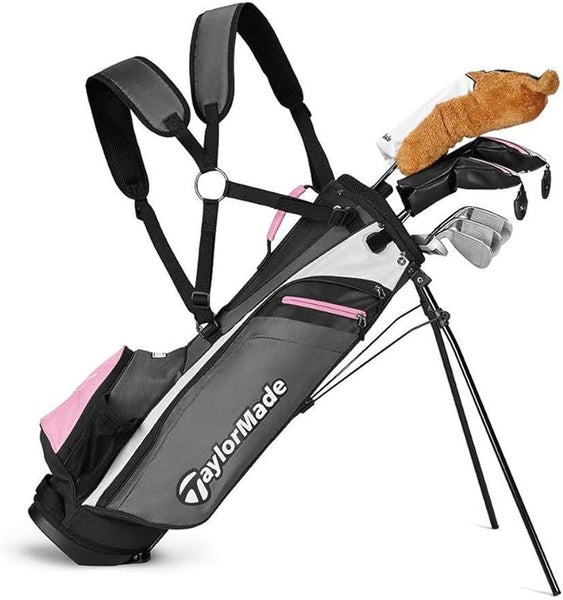 Taylor Made Rory Juniors Complete Set (Pink, 8pcs, 10-12 yrs Old, 54"-59") Golf