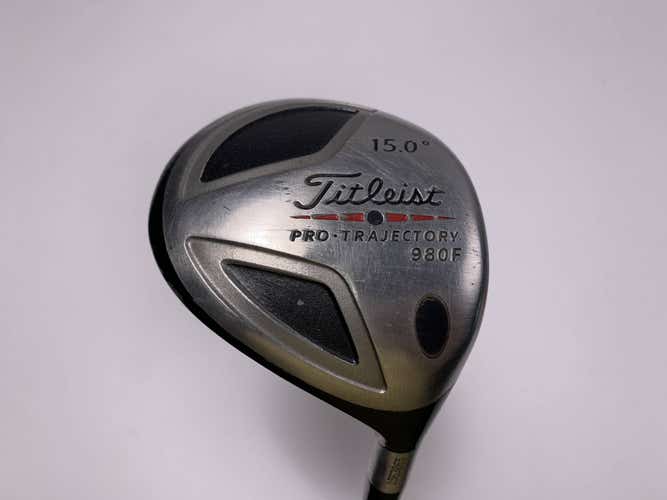 Titleist 980 F 3 Fairway Wood 15* True Temper Dynamic Gold S300 Stiff Steel RH