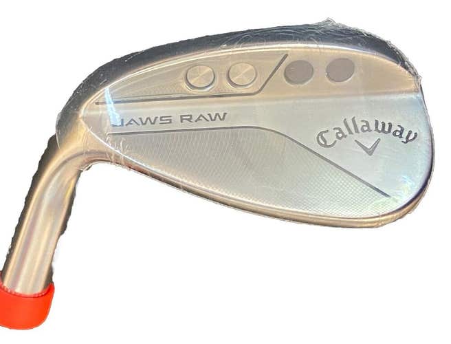 Callaway JAWS Raw 56* 12W Forged Sand Wedge Head Only LH Sealed Component MINT