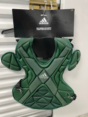 ADIDAS PRO SERIES CHEST PROTECTOR CATCHERS S98308 GREEN SIZE 17