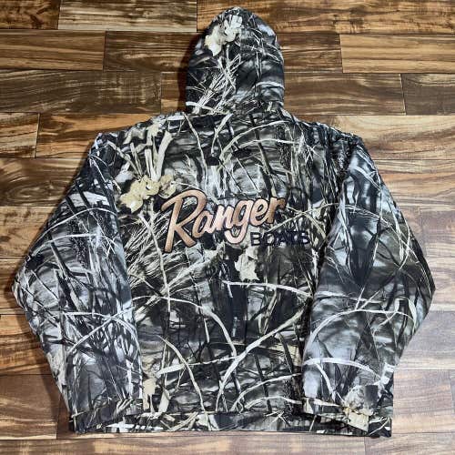 Ranger Boats Fishing Realtree Camo Jacket The Game Embroidered Coat Men’s XXL