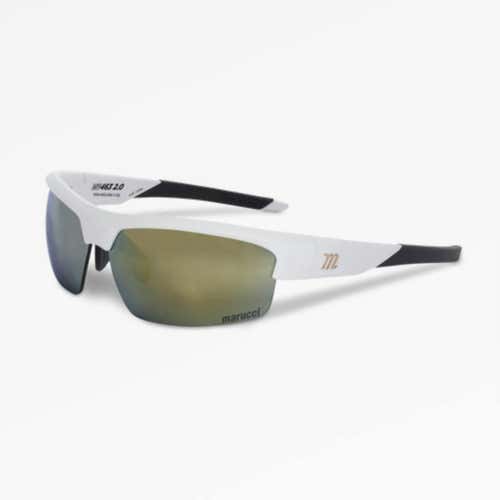 New Marucci Youth Sunglasses Mv463y 2.0 M Wh Gry Gld