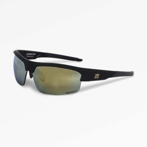 New Marucci Youth Sunglasses Mv463y 2.0 M Bk Gry Gld