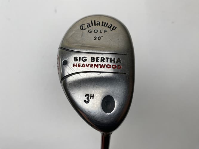 Callaway Big Bertha Heavenwood 3 Hybrid 20* RCH 75w Firm Graphite Mens RH