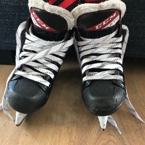 Used Youth CCM JetSpeed FT4 Hockey Skates Regular Width 12