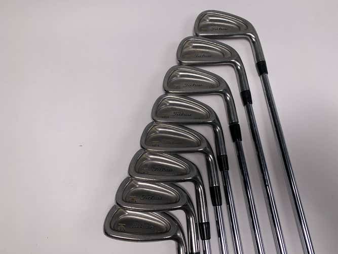 Titleist DCI 981 Iron Set 3-PW True Temper DG S300 Stiff Steel Mens RH -1/2"