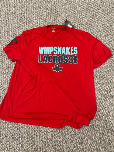 PLL Whipsnakes Red New Men's Champion Shirt