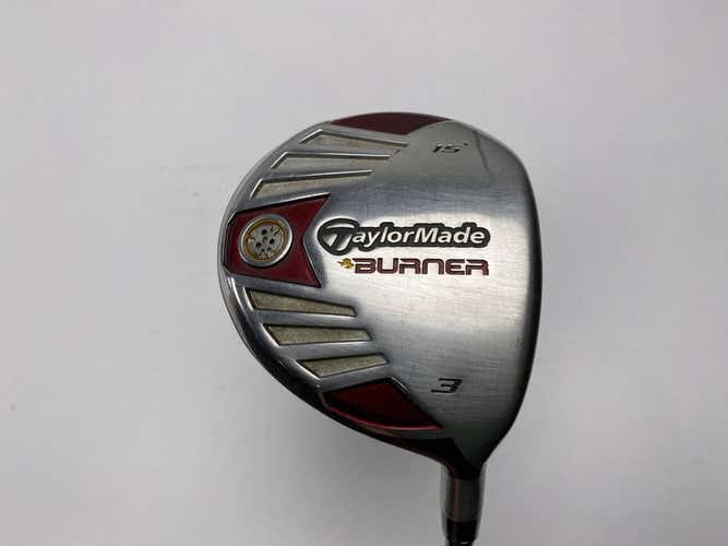 Taylormade 2007 Burner Steel 3 Fairway Wood 15* REAX 50g Regular -2'' RH Midsize