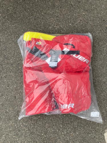 Red New Senior Small Bauer Supreme 2s Pro Hockey Pants
