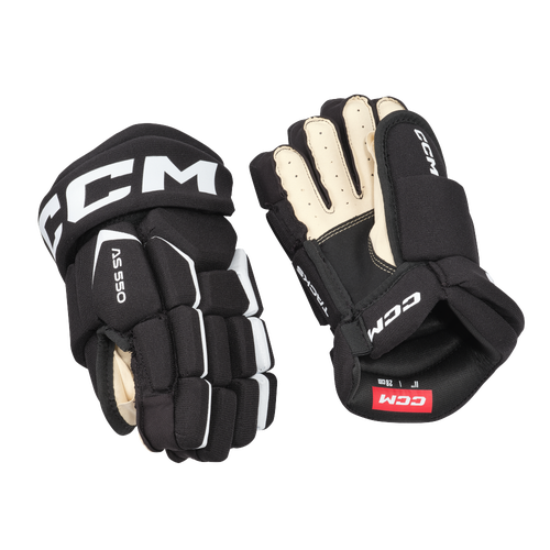 New CCM AS550 Gloves Junior Size 12"