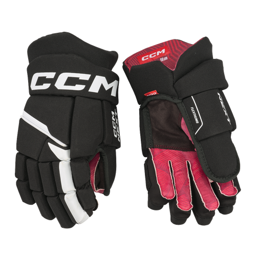 Black New CCM Next Gloves Youth Size 9" Retail