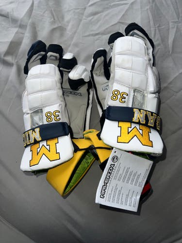 New Maverik Max Michigan Lacrosse Gloves