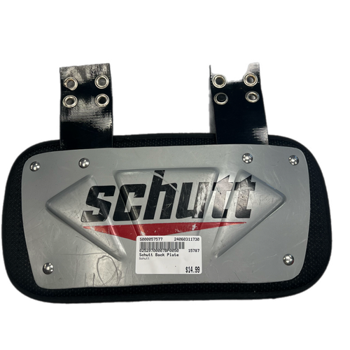 Schutt Used Back Plate