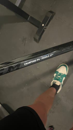 CCM axis 1.5 all black goalie stick (p4 and 27”)