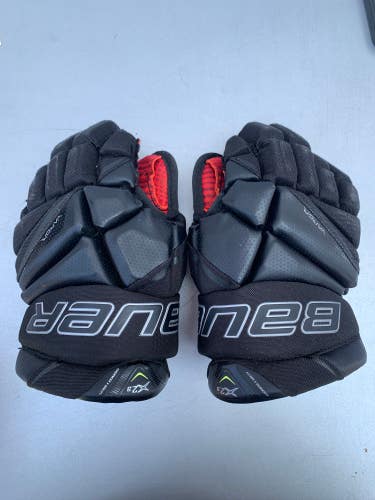 Black Used Junior Bauer Vapor X2.9 Gloves 11"