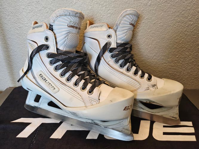 Bauer Supreme One100LE Hockey Goalie Skates w/ Step Steel Size 6 Extra Wide (EE)